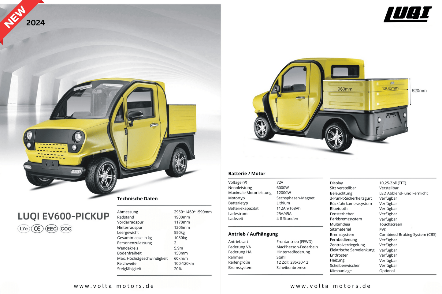LUQI PICK UP NYHET 2024