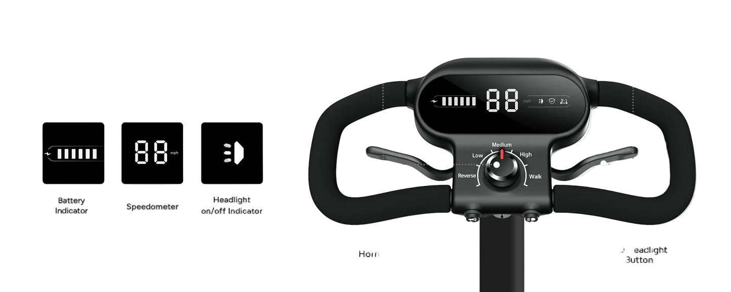 NYHET! Paiseec S3 Mobilitetsscooter