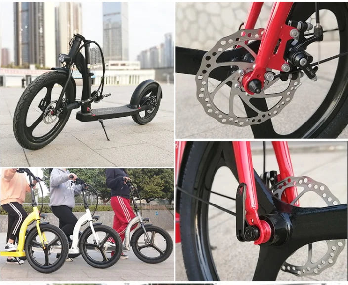Extra Extra Pris Big Wheel Kickbike 350W/35km/h