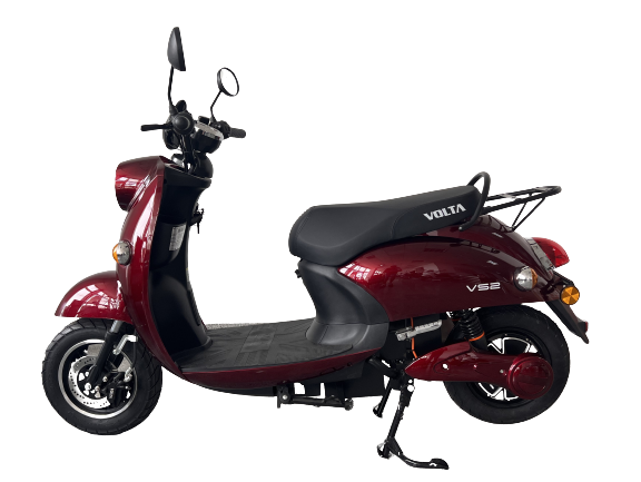 VOLTA S2 Röd, 2kW Elscooter Automat