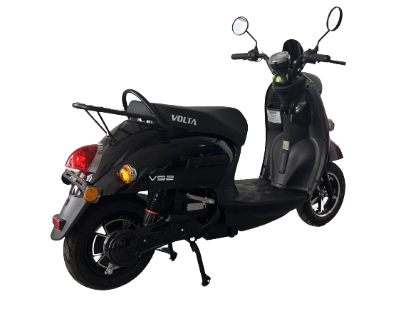 VOLTA S2 Svart, 2kW Elscooter Automat