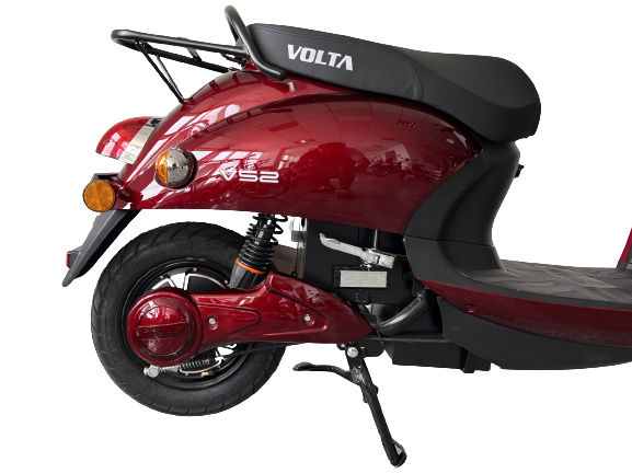 VOLTA S2 Röd, 2kW Elscooter Automat