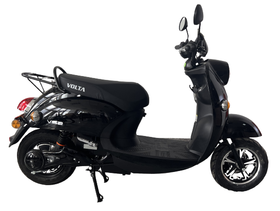 VOLTA S2 Svart, 2kW Elscooter Automat
