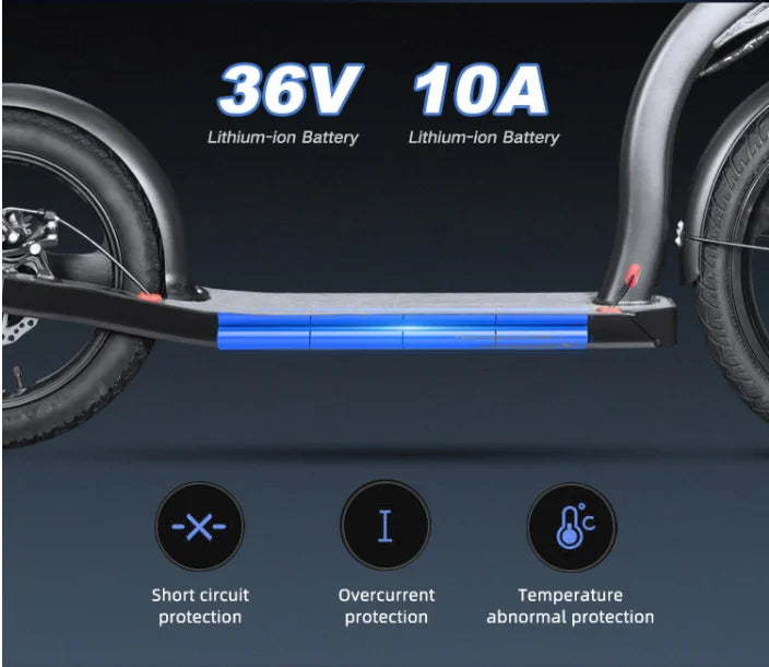 Extra Extra Pris Big Wheel Kickbike 350W/35km/h