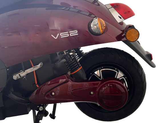 VOLTA S2 Röd, 2kW Elscooter Automat