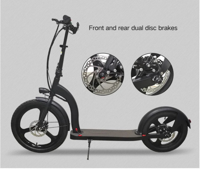Extra Extra Pris Big Wheel Kickbike 350W/35km/h