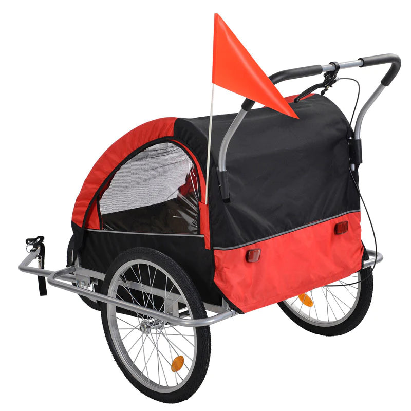 Cykelkärra/barnvagn fällbar