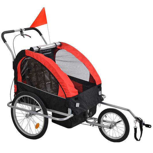 Cykelkärra/barnvagn fällbar